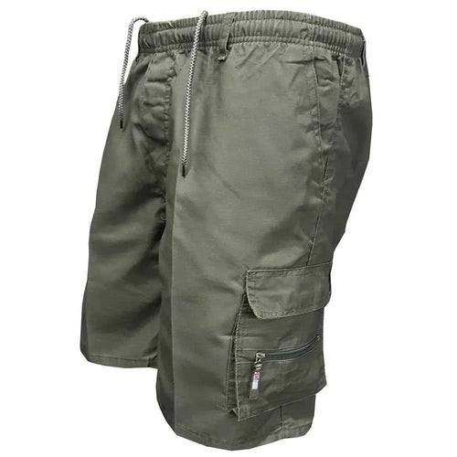 Men's Summer Tactical Cargo Shorts Military - Inspired Fashionable Pockets Camouflage for Jogging, Hiking & Work