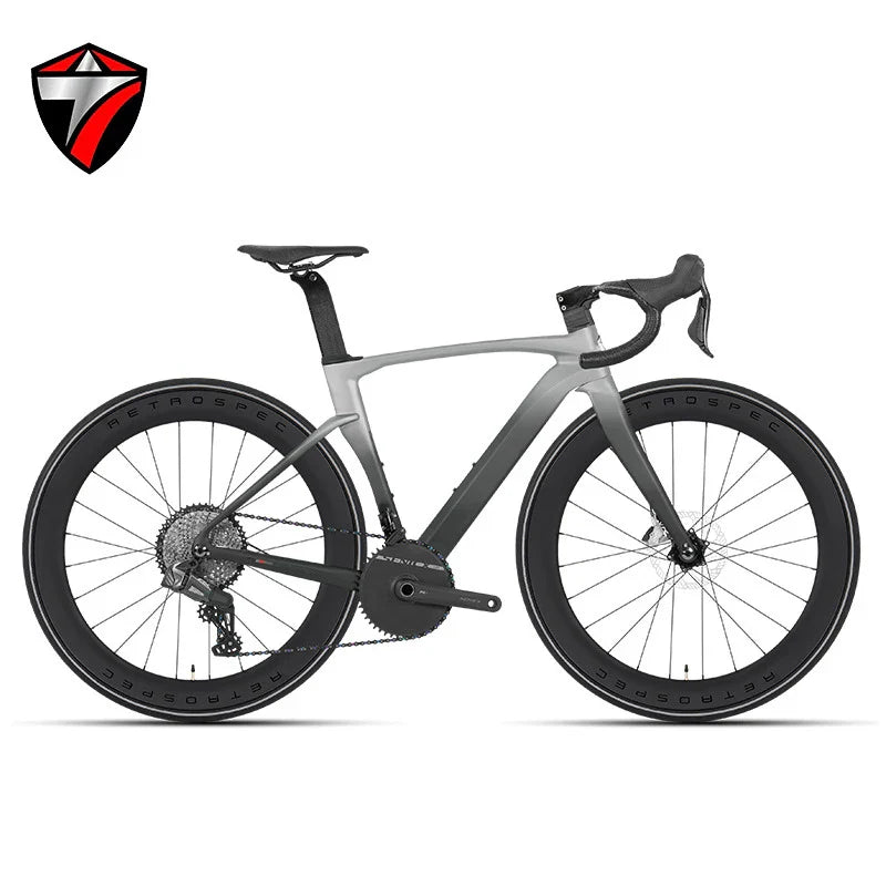 TWITTER Cyclone Full Carbon Road Bike – WheelTop Wireless 12-Speed, Hydraulic Disc Brakes