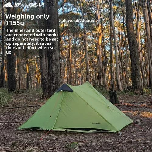 Lightweight 2 Person 3 Backpacking Camping Tent