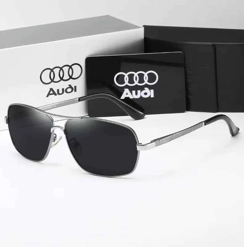 Audi Polarized UV400 Driving Sunglasses for Men/Women Square Frame Glasses Wholesale Gift for Auto Enthusiasts 557