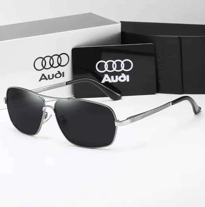 Audi Polarized UV400 Driving Sunglasses for Men/Women Square Frame Glasses Wholesale Gift for Auto Enthusiasts 557