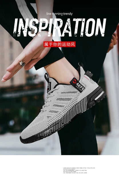 High Quality Men's Running Shoes Summer Sports Marathon Shoes Men Gym Sneakers Orange Trendy Sneakers Men zapatillas de hombre