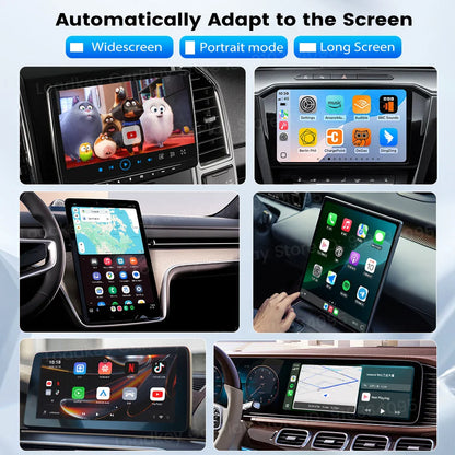 CarlinKit CP2A Pro Ai Box Wireless Adapter CarPlay Android Auto Wireless Smart CarPlay Box Support YouTube Netflix TikTok 5G USB