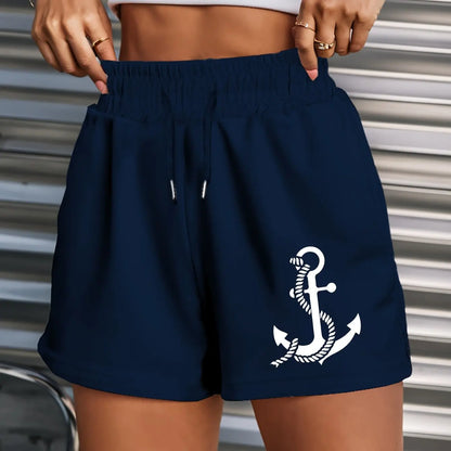 Women's Summer Casual Versatile Mid-Length Five-Quarter Beach Shorts