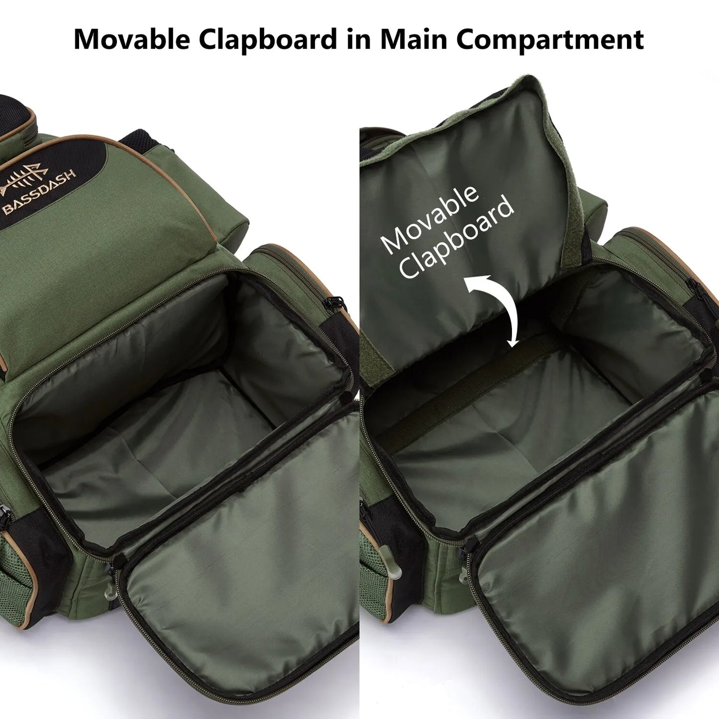Lightweight Tactical Fishing Tackle Backpack – 600D Polyester, Multifunctional, 2 Colors