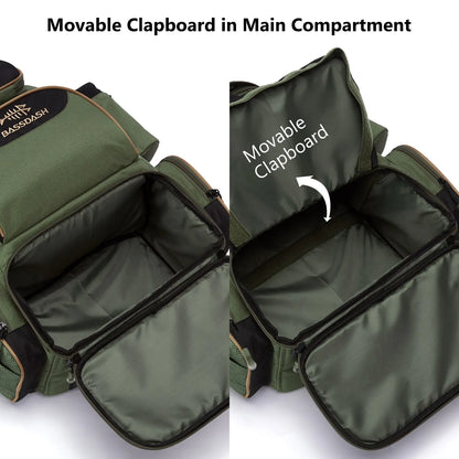 Lightweight Tactical Fishing Tackle Backpack – 600D Polyester, Multifunctional, 2 Colors