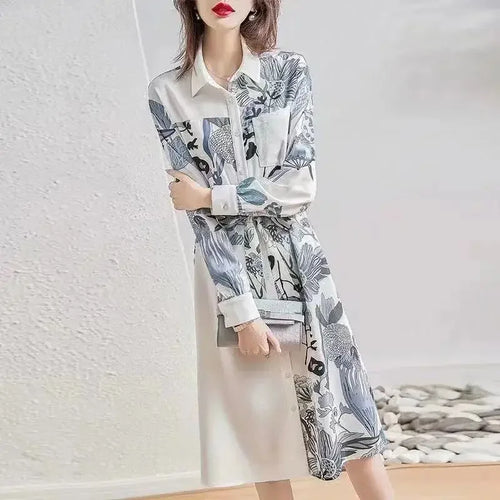 Midi Spring Autumn Women's Long Sleeve Dresses New In Female Dress Features Retro Harajuku Winter 2025 Fashion One-piece Full G