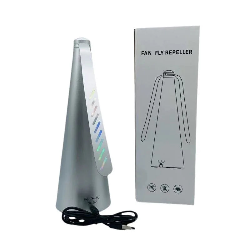 Fly Fans for Tables Fly Repellent Camping BBQ Food Mosquito Fruit Fly Portable Repeller Fans Safe Insect Killer