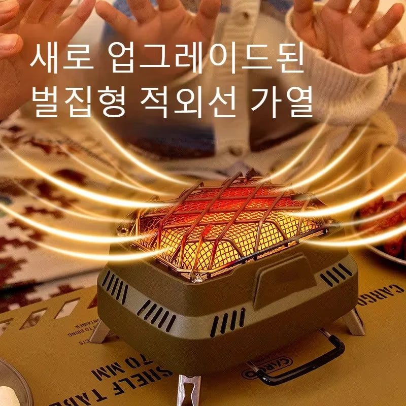 Portable Camping Heating Stove Outdoor Multifunctional Gas Range Heating Outdoor Gas Heater