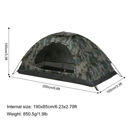 Ultralight 1-2 Person Camping Tent – Anti-UV UPF 30+ Portable Hiking Tent
