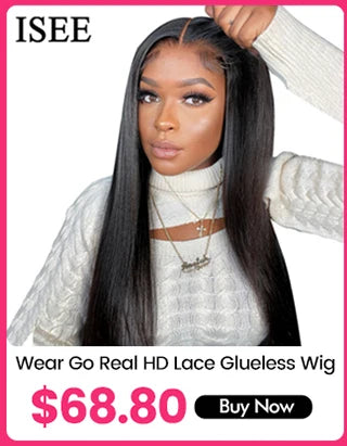 Brazilian Deep Wave Headband Wig Natural Hair 180% Density ISEE HAIR Deep Curly Headband Wig For Women Human Hair Wigs Scarf Wig