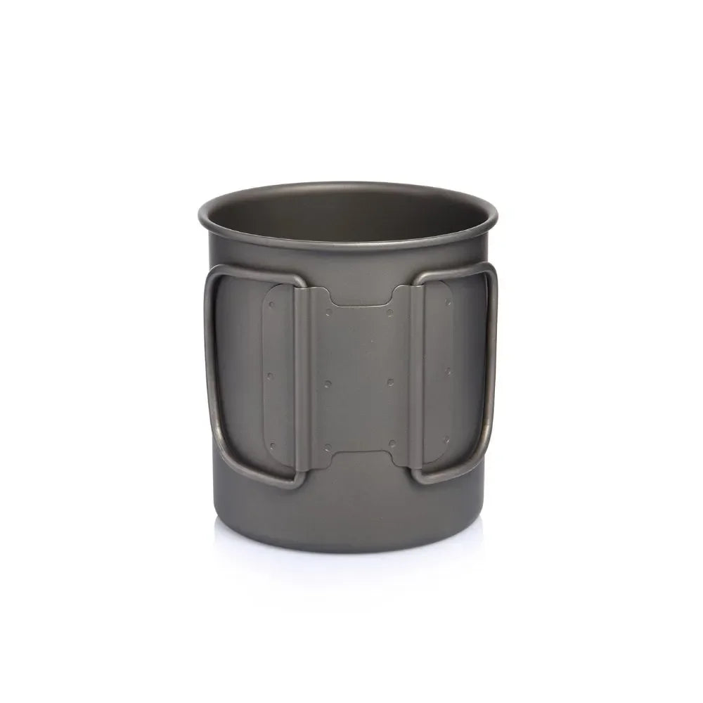 Titanium Camping Cup with Lid – Lightweight Outdoor Mug for Coffee, Tea & Cooking