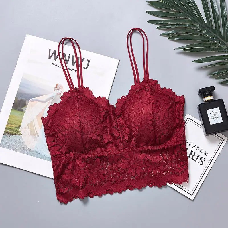 Sexy Zipper Female V-Neck Wireless Bra New Seamless Soft Crop Top Beautiful Back Outside Wear Bralette Lingerie