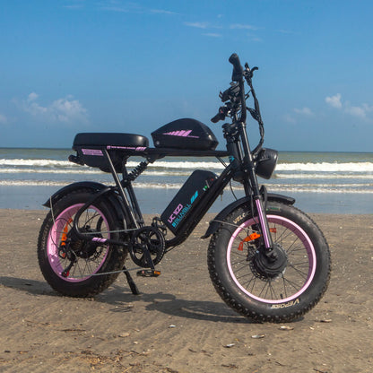 2000W Dual-Motor Electric Bike 52V 46AH Removable Battery Full Suspension Fat Tire Hydraulic Brake Adult Mountain Off-Road Ebike