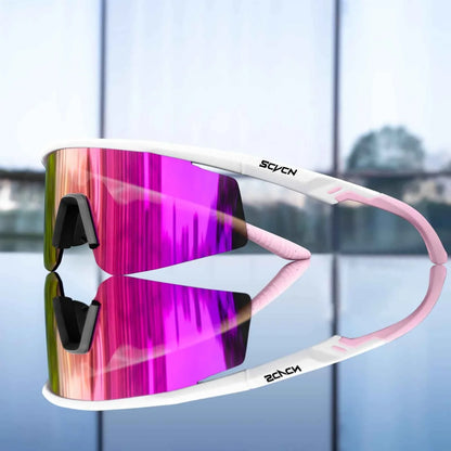 Scvcn New Cycling Glasses MTB Riding Skating Sunglasses Bike UV400 Polarized Fishing Goggles Man Woman Bicycle Eyewear 2026