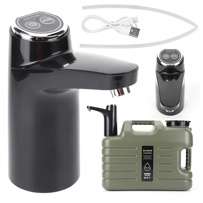 USB Rechargeable Portable Water Pump – One-Touch, 600mAh, Food-Grade, 4W