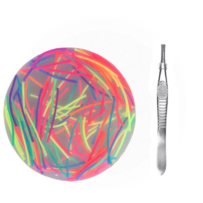 6cm Skin Picking Fidget Toys with Tweezer Silicone Picking Pad Hair Pulling Stress Relief Fidget Toys for Adults Kids juguetes