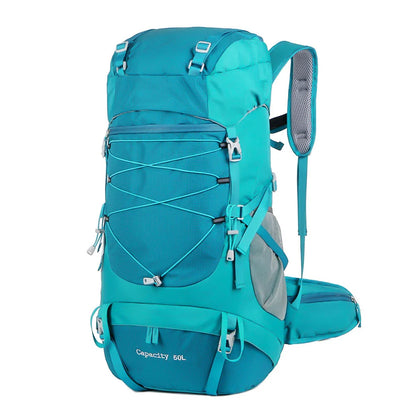 WESTTUNE 50L Hiking Backpack with Rain Cover Multifunctional Mountaineering Bag