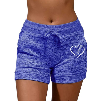 Women's Plus Size Printed Elastic High Waist Sweatpants – Casual Sport & Fitness