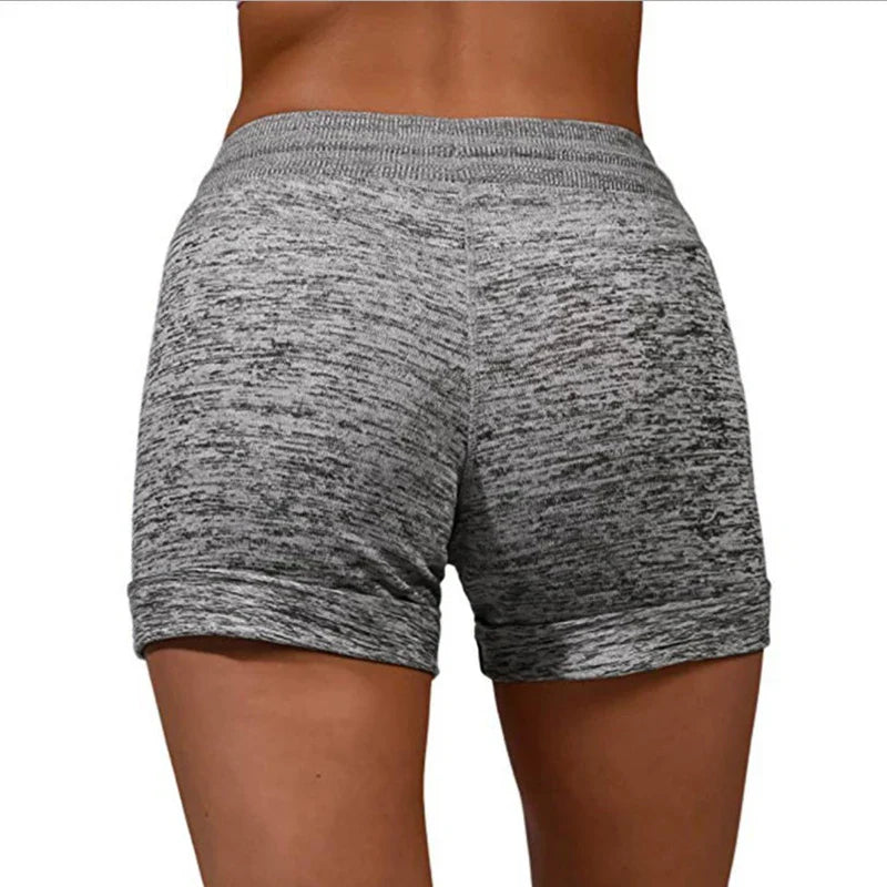 Women's Printed Stretch Beach Shorts – Low Waist Fitness & Casual Summer Shorts