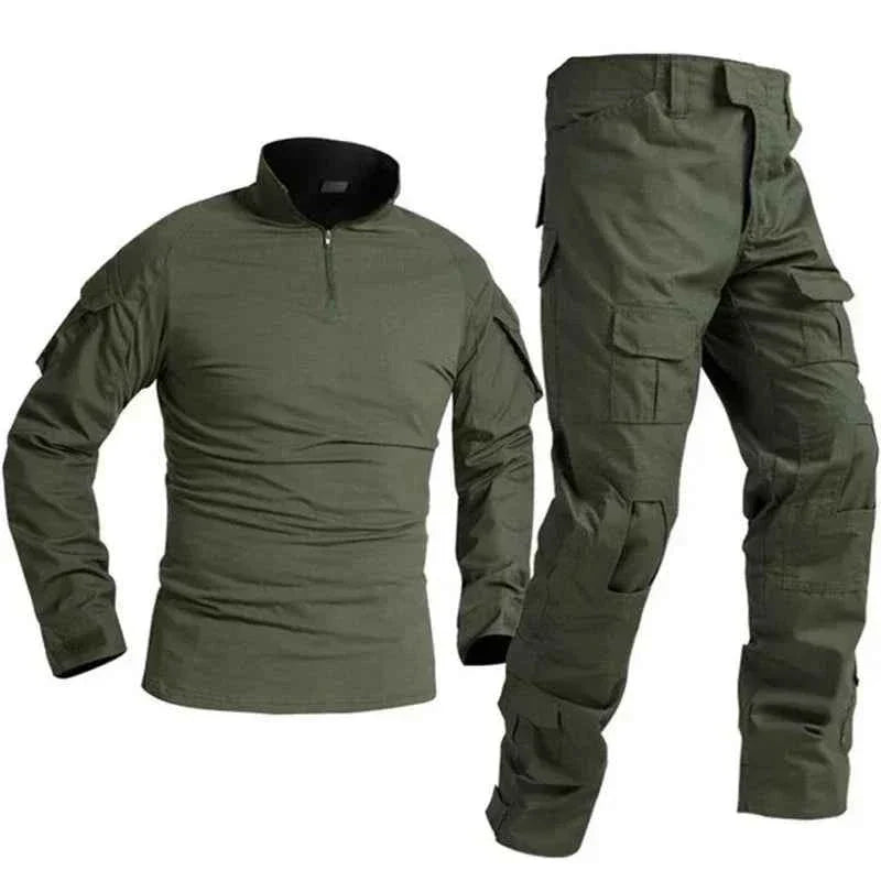 Tactical Outdoor Uniform Sport Clothes Suits Training Suit Camouflage Hunting Shirts Pants Training Sets Hiking Pant Men