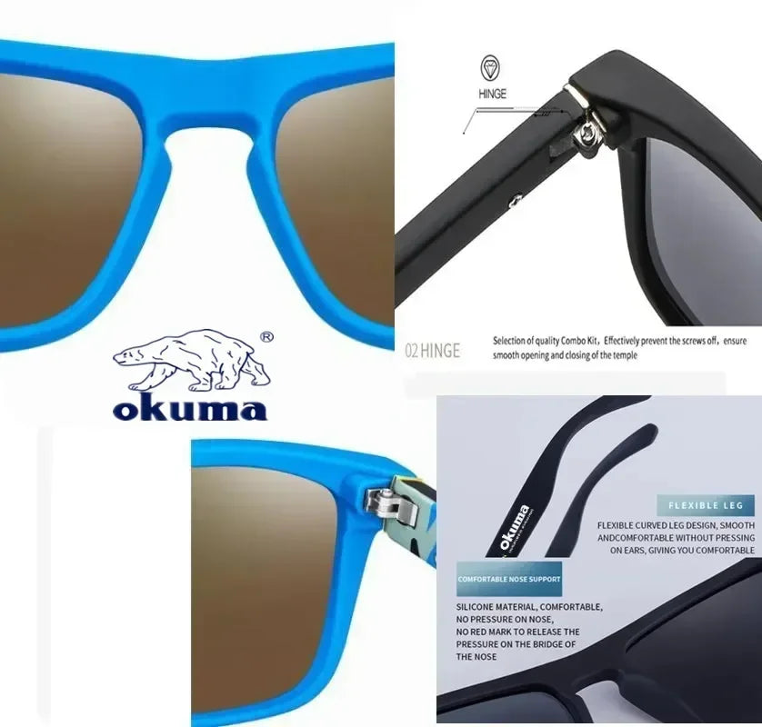 Polarized UV400 Sunglasses for Men and Women – Outdoor Hunting, Fishing, Driving & Cycling, Optional Case