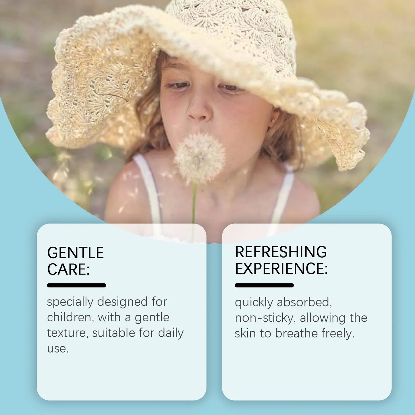 Children's Mild Sunscreen Stick Refreshing Not Irritating SPF 50+ Prevent UVA/UVB Sunburn Moisturize Children Nourish Sunscreen
