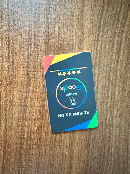 13.56Mhz programmable Google Review Card NFC station table Acrylic Stickers Waterproof NFC Stand Google Review Card