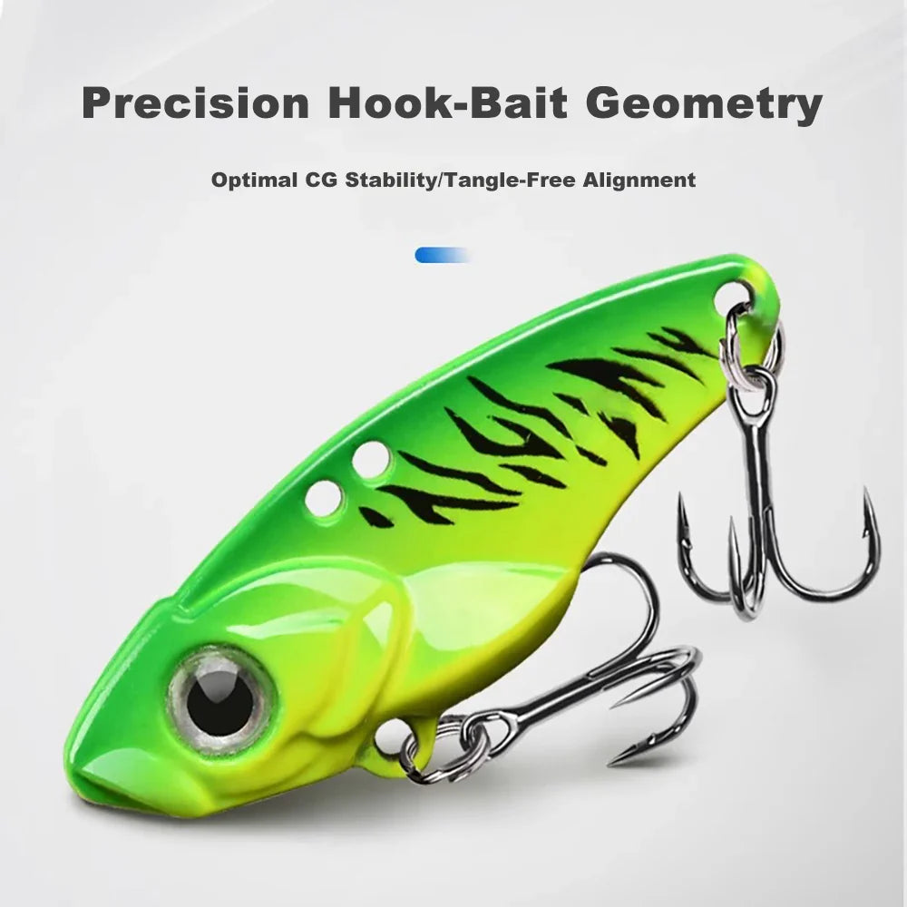 VIB Rattlesnake Iron Jig Fishing Lure – Long-Cast Hard Lure, 3.5g to 15g