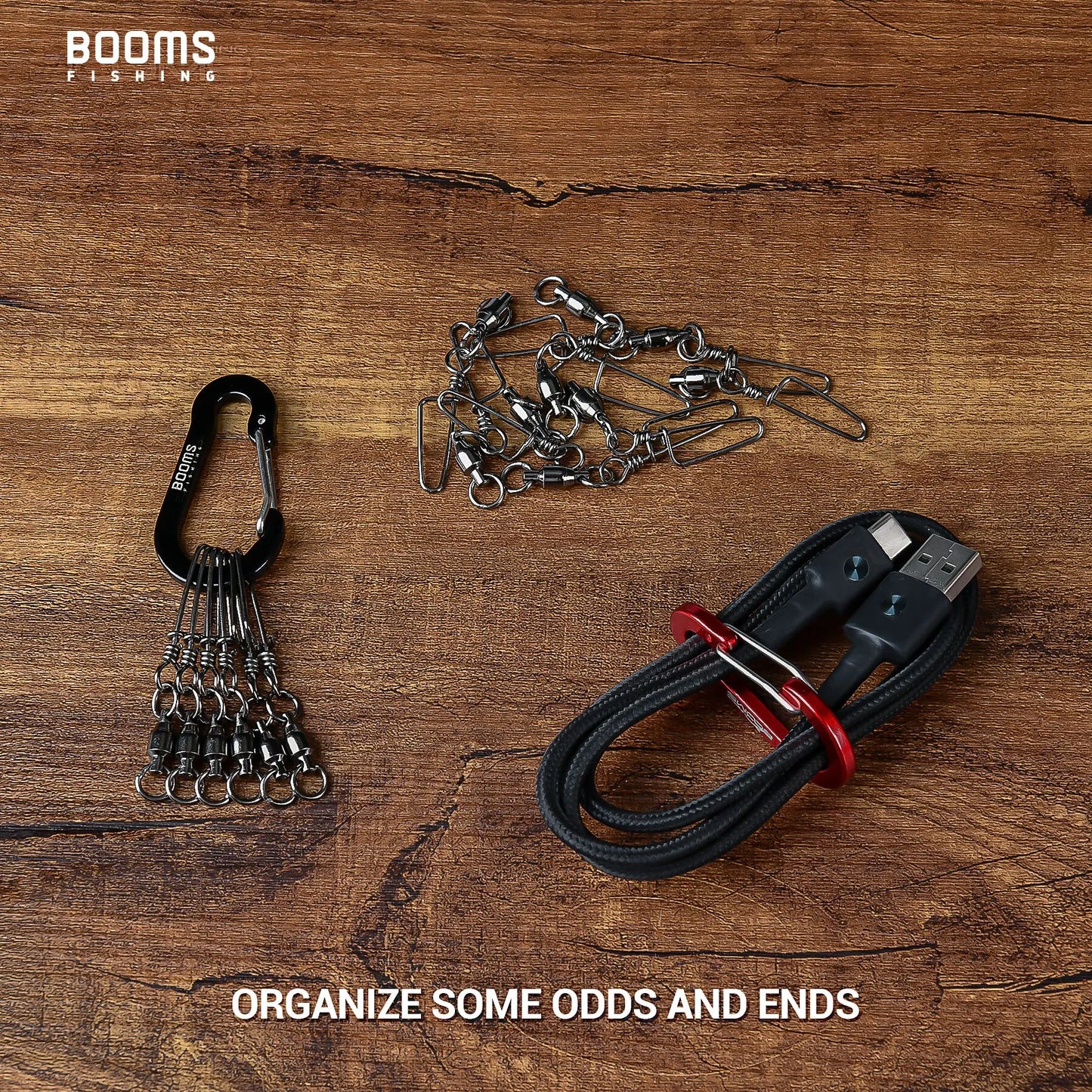 Aluminum Alloy Carabiner Keychain Set – 6pcs, 2", Multi-Color, Lightweight Snap Clips