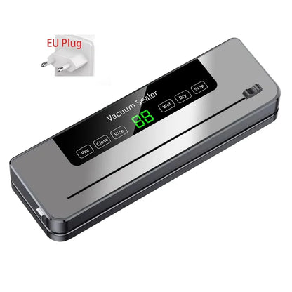 Food Vacuum Sealer Machine Dry Wet Food Vacuum Packaging Machine with UV Kitchen Food Storage Sealing Machine Built-in Cutter