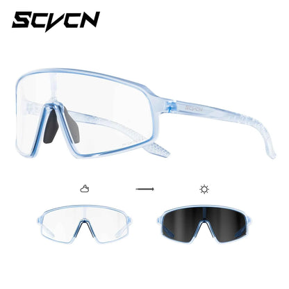 SCVCN Photochromic Sunglasses for Men Glasses Cycling Eyewear UV400 Sports MTB Outdoor Goggles Bicycle Women Sunglasses 2026