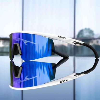 Scvcn New Cycling Glasses MTB Riding Skating Sunglasses Bike UV400 Polarized Fishing Goggles Man Woman Bicycle Eyewear 2026
