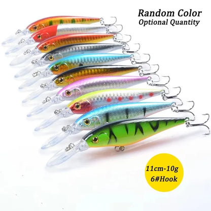 Fishing Lures Set Crankbait Tackle Hard Bait Kit Artificial Minnow Popper Pencil Swing Swimbait Wobblers Bionic Crank