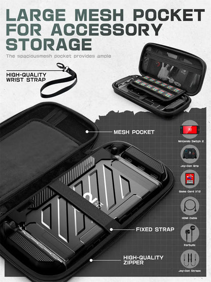 Carrying Case For Nintendo Switch 2 2025 Plus Version SUPCASE Portable Protective Travel Carry Handbag for Blade/Titan Case
