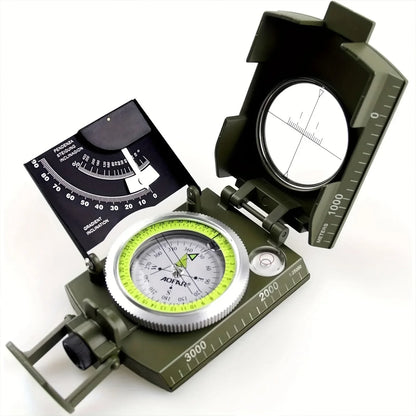 Phosphorescent Lensatic Compass – High-Precision Navigation for Hiking, Camping & Survival