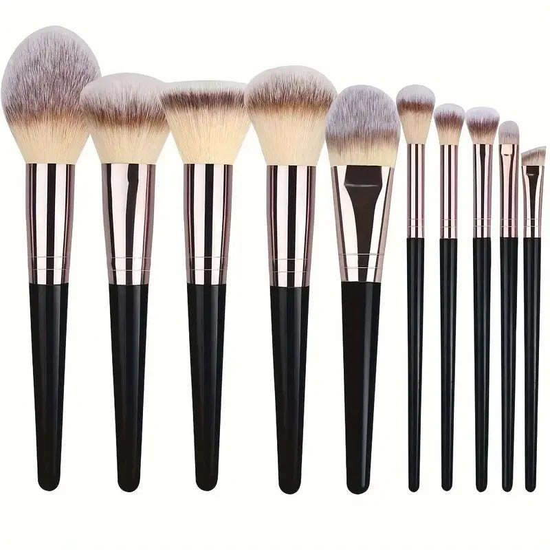 3-20PCS Makeup Brushes Set Eye Shadow Foundation Blush Highlighter Concealer Brush Female Beauty Tool Beauty Sponges Thumb Puffs
