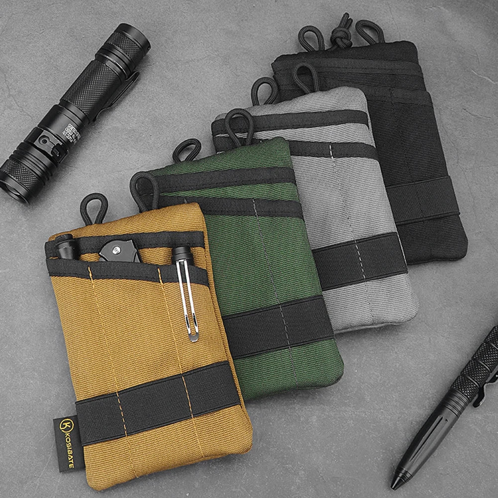 EDC Pocket Organizer Pouch – Oxford Cloth, 4 Slip Pockets, Compact & Lightweight