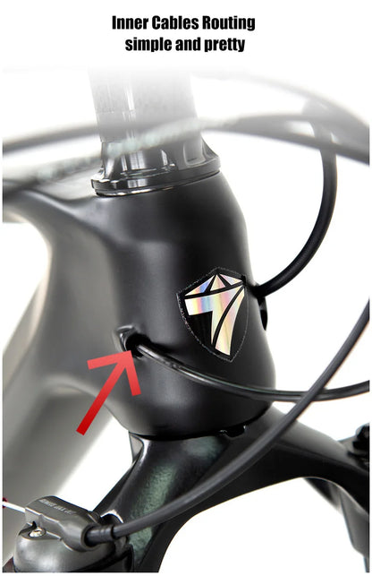 Twitter New M5 Wireless Carbon MTB Bicycle 29 Wheeltop EDS OX 13S Electronic Shifter Inner Cables Mountain Bikes For Adults