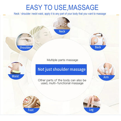 12 Modes Low Frequency Therapy Device TENS Machine EMS Muscle Stimulator Electronic Pulse Massager Myostimulation Apparatus
