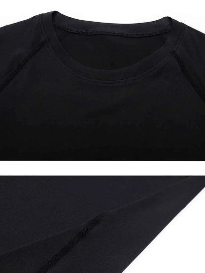 Men's Compression Long Sleeve Shirt – Quick-Dry Gym & Running Base Layer