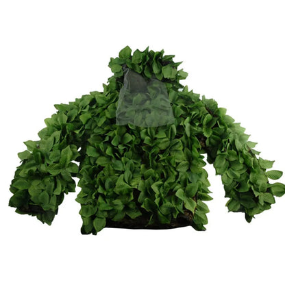 Green Leaf Camo Hunting Suit – Jacket & Pants Set, Breathable, Unisex, Fits 160–180cm
