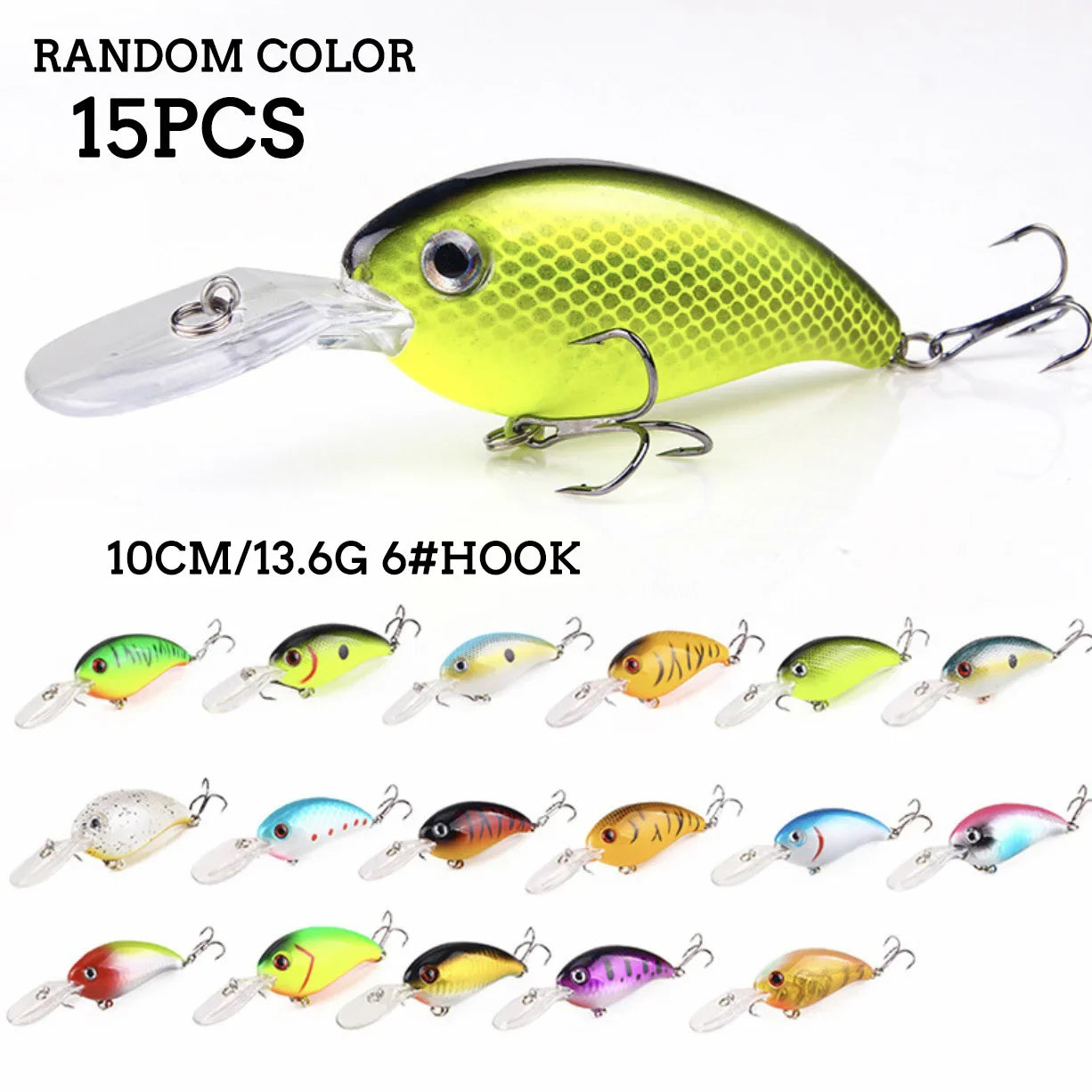 Fishing Lures Set Crankbait Tackle Hard Bait Kit Artificial Minnow Popper Pencil Swing Swimbait Wobblers Bionic Crank