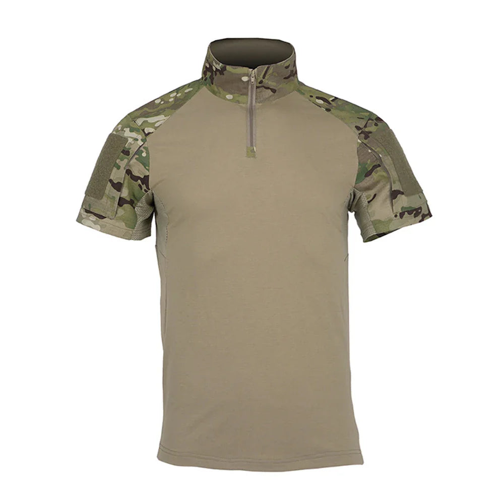 Men's Breathable Camo Hunting Shirt – Sweat-Wicking, Scratch-Resistant Outdoor Top