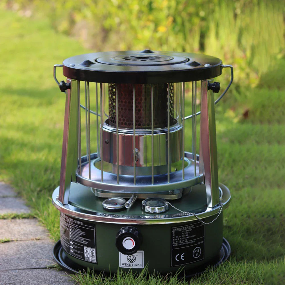 Liftable Kerosene Camping Stove – Windproof Portable Heating Stove for Outdoor & Home Use
