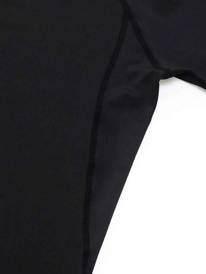 Men's Compression Long Sleeve Shirt – Quick-Dry Gym & Running Base Layer