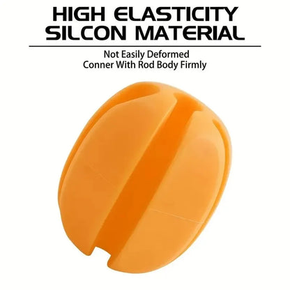 Silicone Rod Ball Retaining Clip – 2pcs, Rod Holder & Protector, 5 Colors