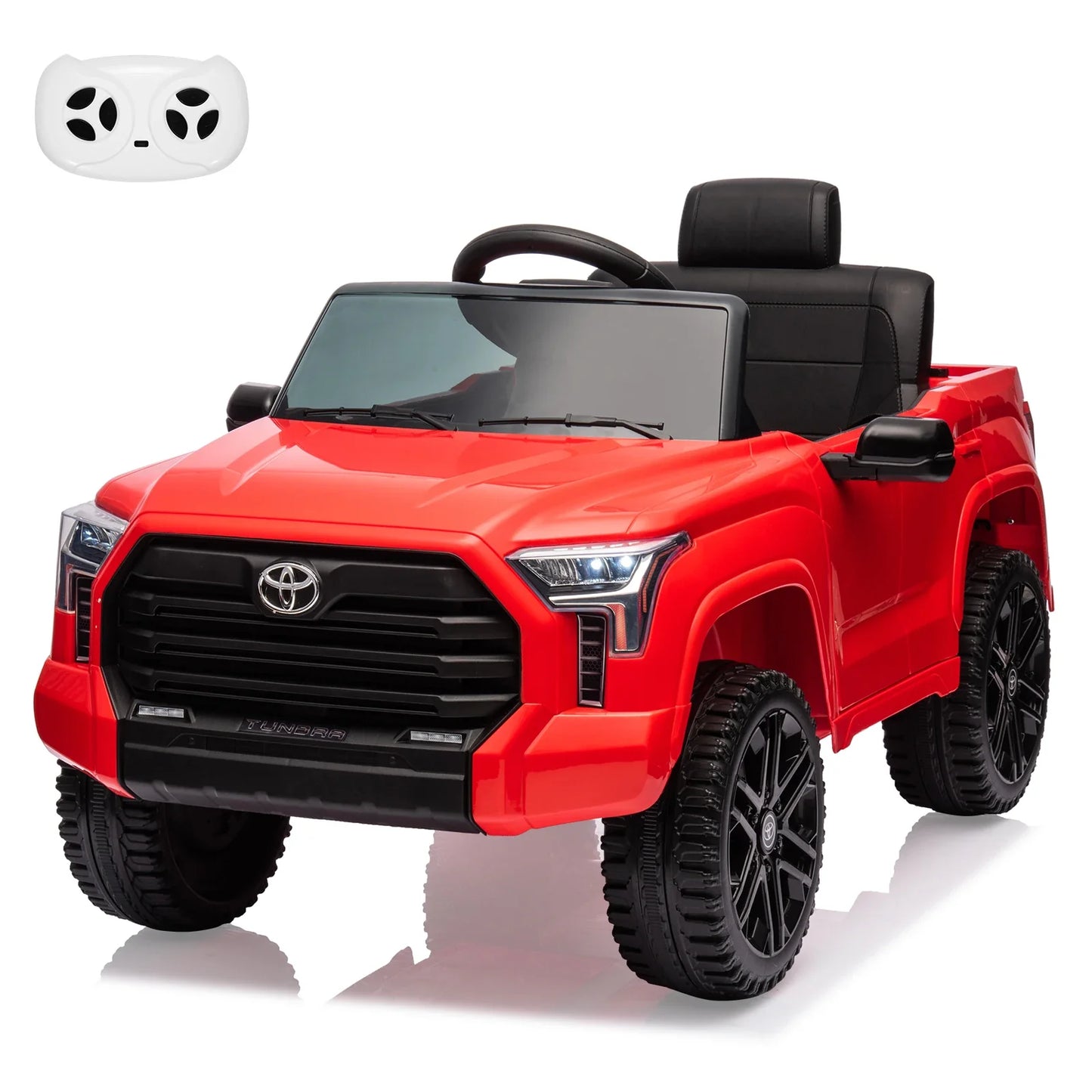 12V Ride on Car for Kids, Licensed Toyota Electric Car Ride on Truck with Remote Control, MP3, LED Lights Toys for Boys Girls