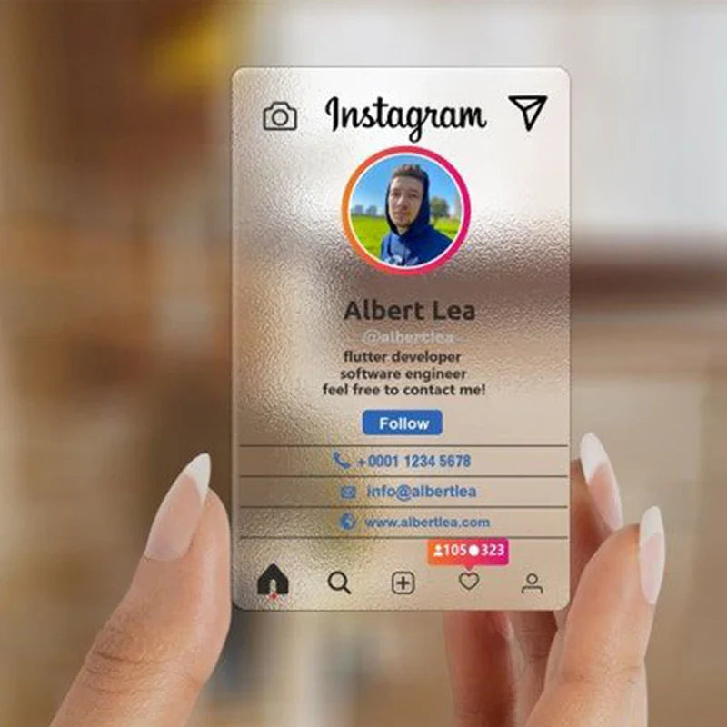 20/50/100/200PCS Transparent PVC Business Card Colorful Printing Personalized LOGO Text Thank You Card Free DESIGN 0.38mm