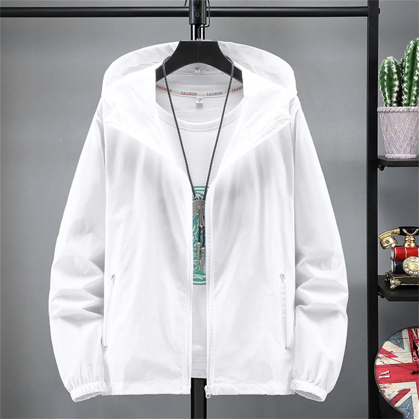 Summer Men Women Teens Quick Dry Anti-UV Thin Ultra-Light Running Camping Hiking Jacket Skin Coat Sun Protective Windbreaker